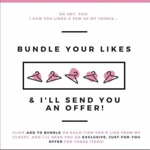 🎉 Bundle your like(s) for a special offer 🎉